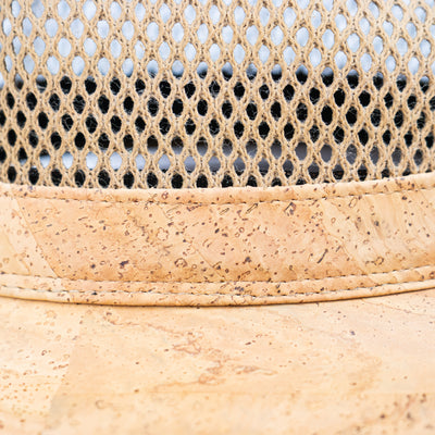 Cork Wide-Brim Fedora Hat L-1140