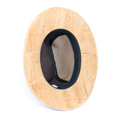 Cork Wide-Brim Fedora Hat L-1140