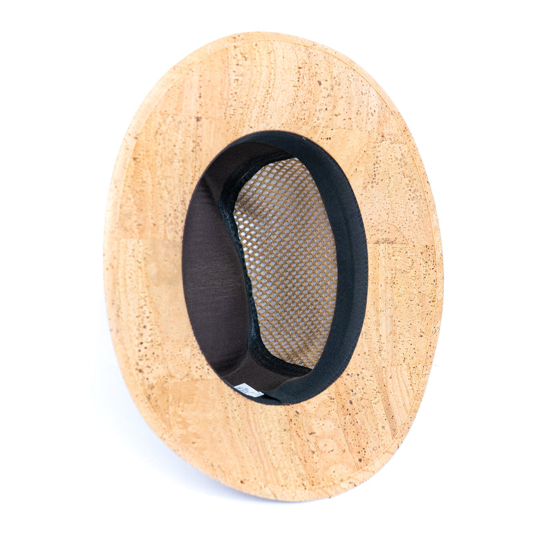 Cork Wide-Brim Fedora Hat L-1140