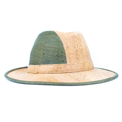 Cork Wide-Brim Fedora Hat L-1140