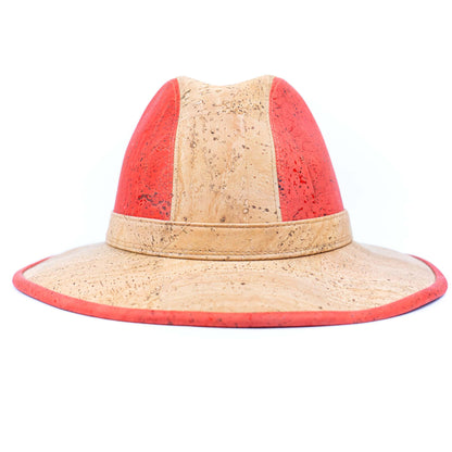 Cork Wide-Brim Fedora Hat L-1140