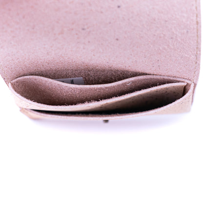 Men’s Cork Card Wallet – Natural & Black Cork BAGP-298AB（5units）