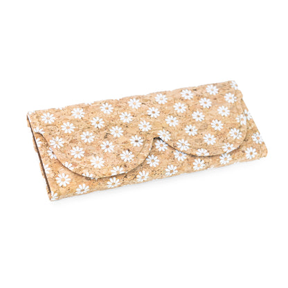 Foldable Cork Glasses Cases – Assorted Prints L-1235-MIX-20（20 units)