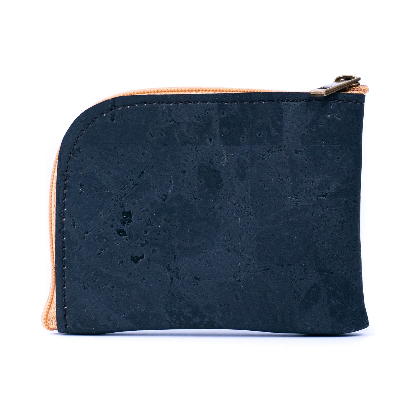 Men’s Black Cork Card & Coin Wallet – BAGP-051-B (5units）