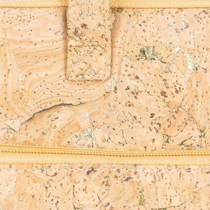 Eco-Friendly Cork Laptop Bag with Front Zip Pocket - Vegan Leather Briefcase BAGP-330