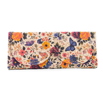 Foldable Cork Glasses Cases – Assorted Prints L-1235-MIX-20（20 units)