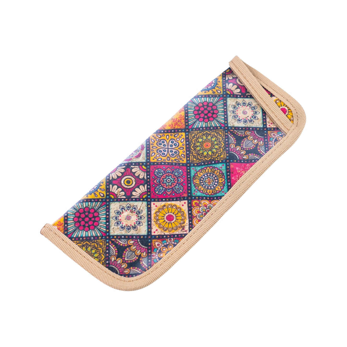 12pcs | Cork Glasses Case Clear PVC Front L-1186