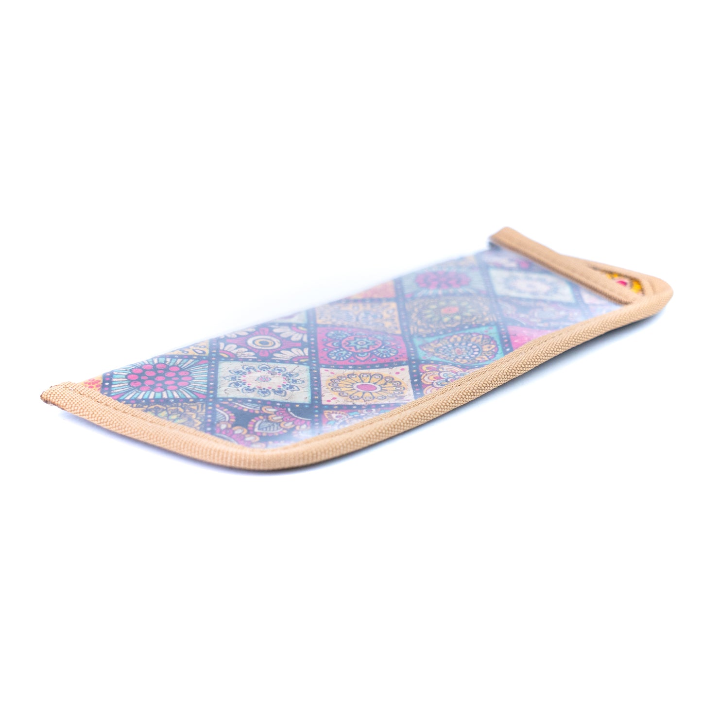 12pcs | Cork Glasses Case Clear PVC Front L-1186