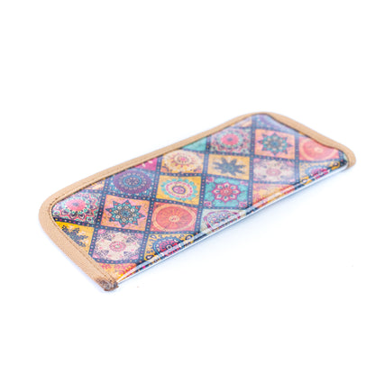 12pcs | Cork Glasses Case Clear PVC Front L-1186