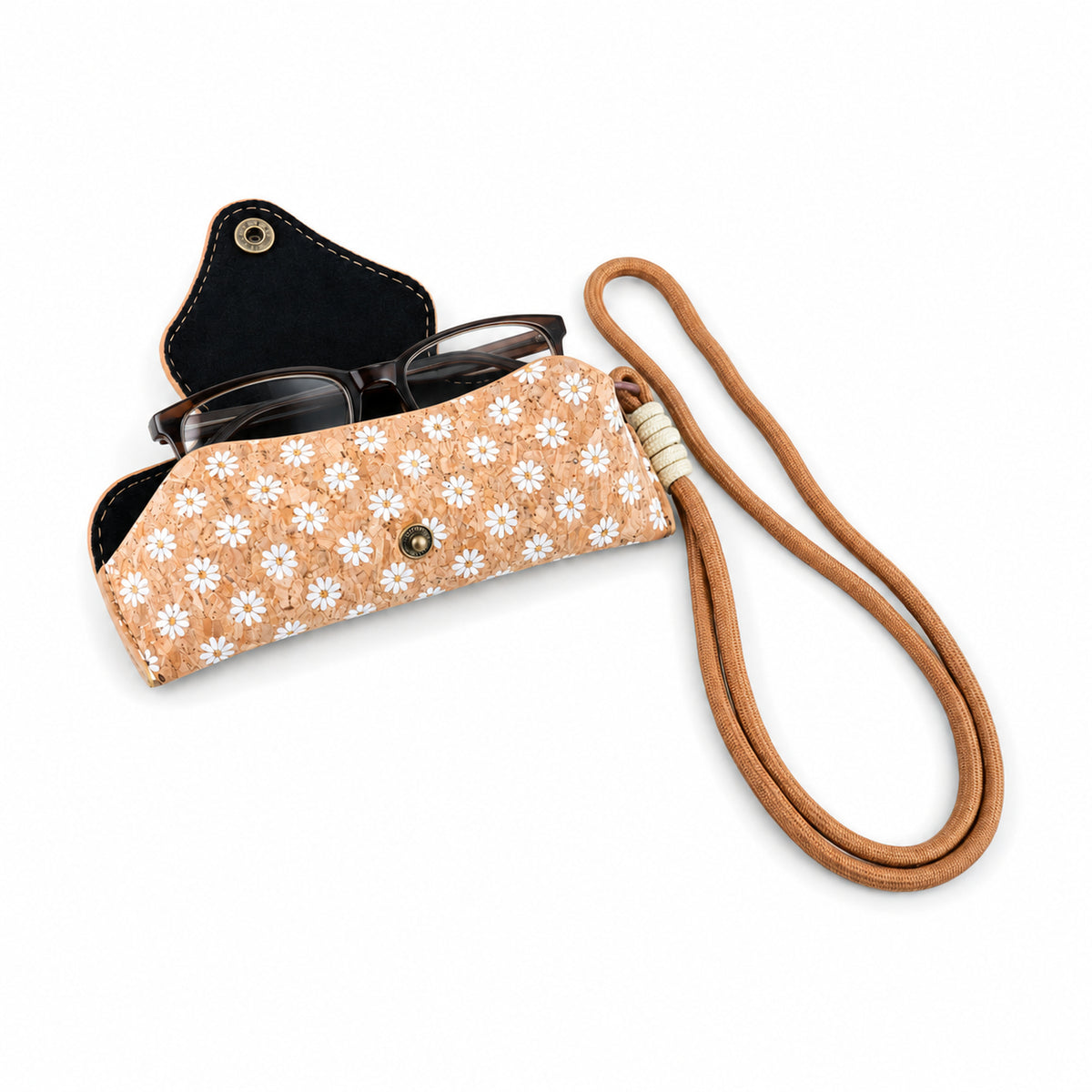 Cork Glasses Case with Neck Strap L-1234-MIX-20（20 units)
