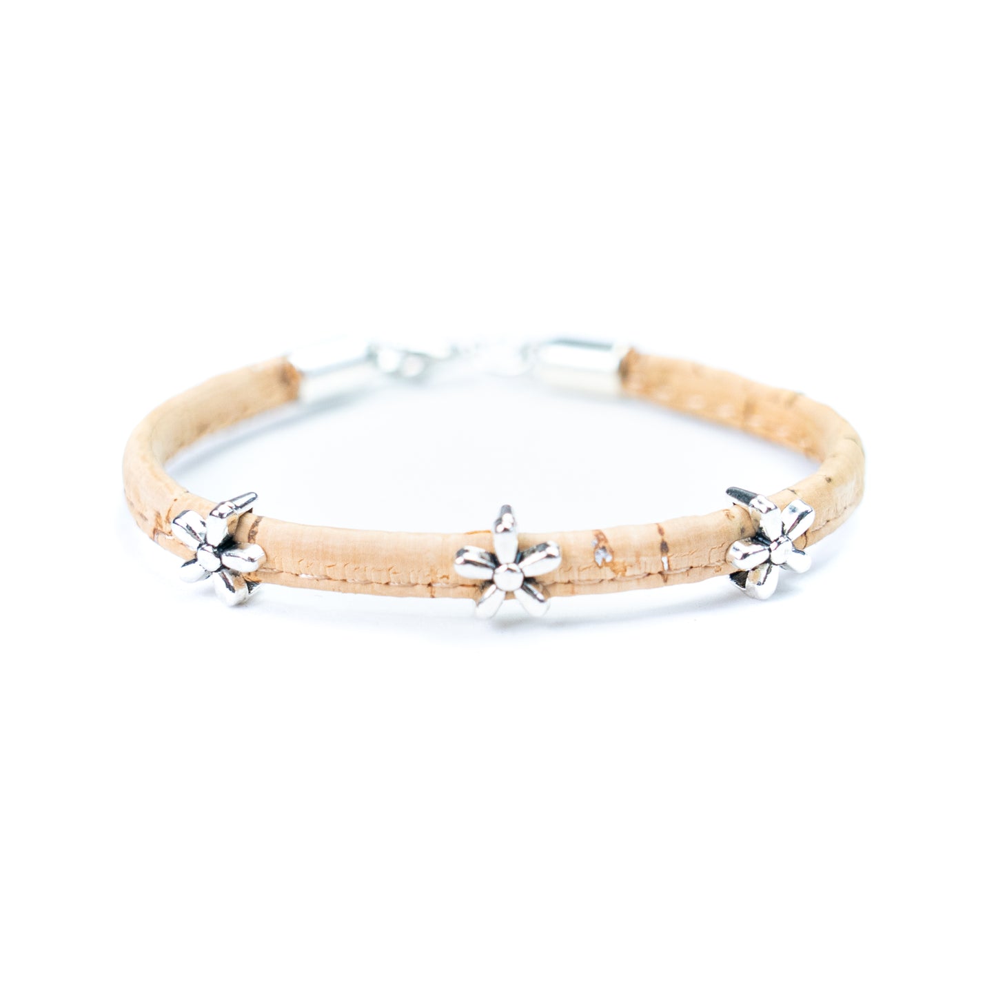 Cork jewelry cork Bracelet for women natural cork with featherhandmade bracelet BR-410-MIX-6