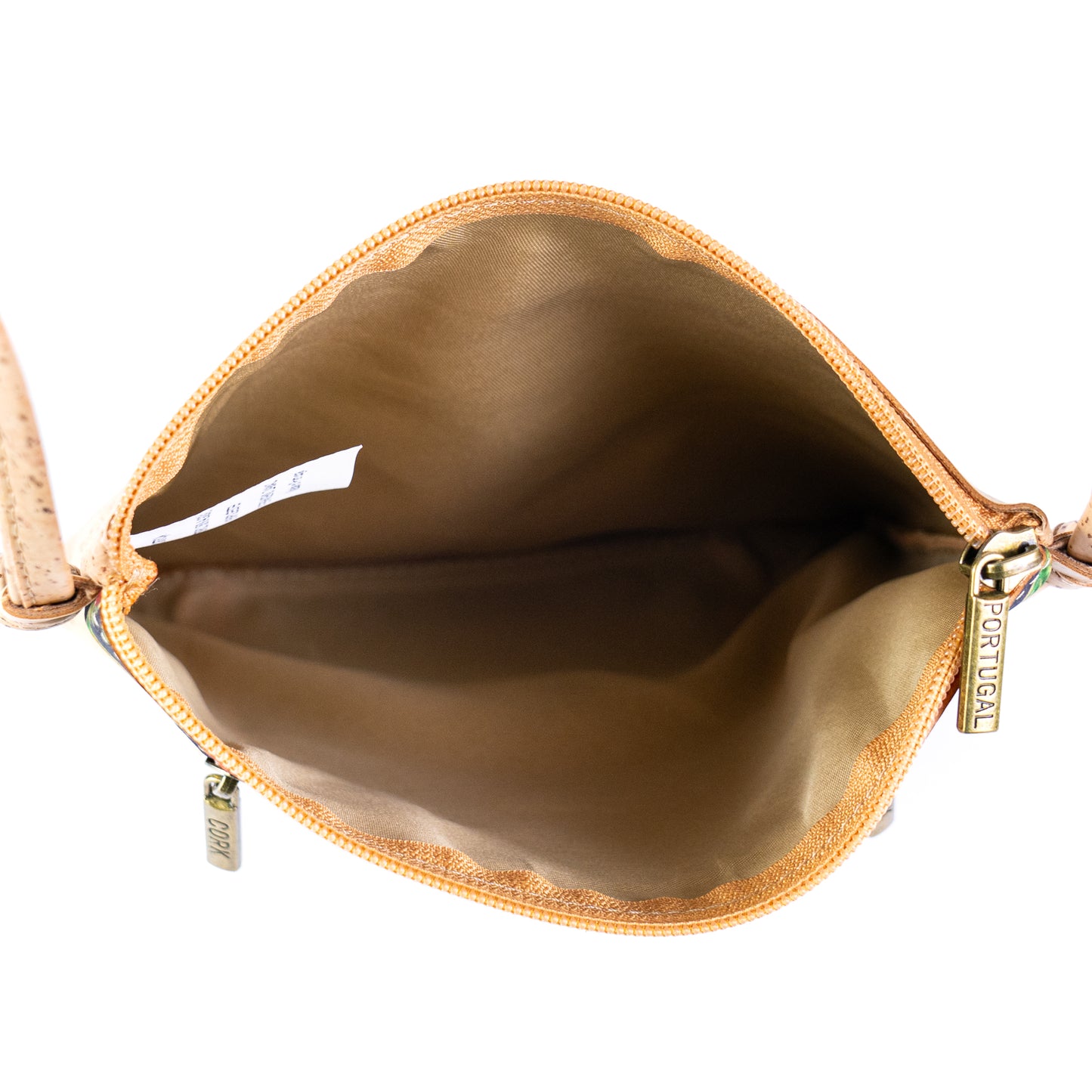 Eco-Friendly Cork Crossbody Bag with Floral Print - Vegan Leather Shoulder Bag - BAGP-342