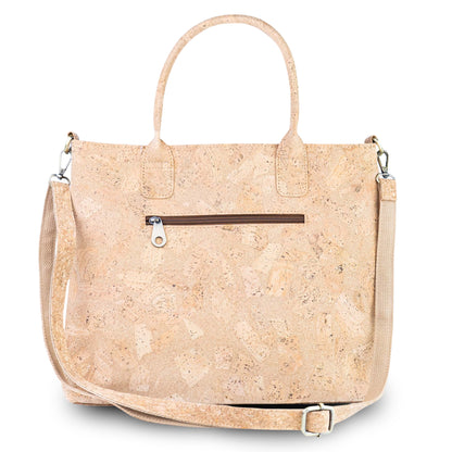 Natural Cork Handbag with Crossbody Strap — BAGD-643