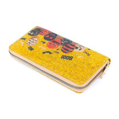 Halloween Cork Wallet – Spooky Printed Wallet | BAGD-625-10