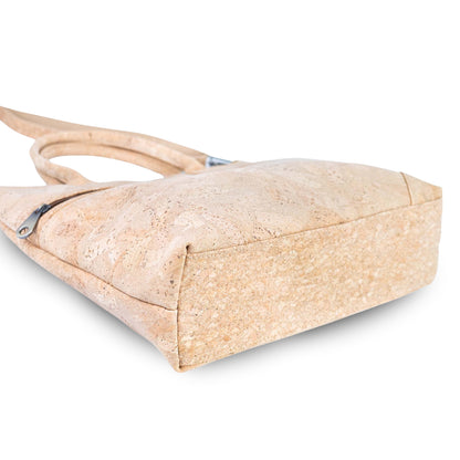 Natural Cork Handbag with Crossbody Strap — BAGD-643