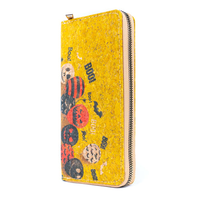 Halloween Cork Wallet – Spooky Printed Wallet | BAGD-625-10