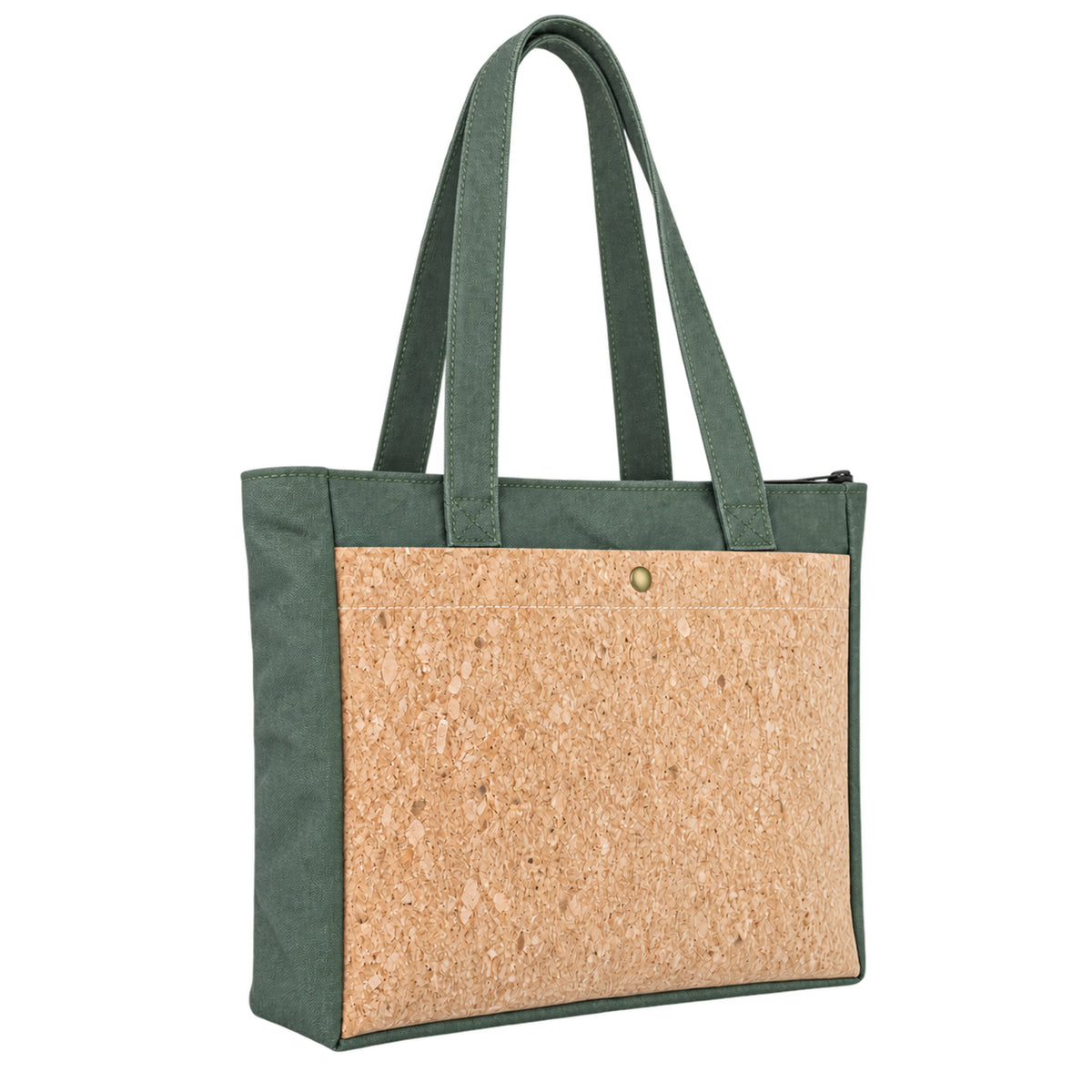 Cork Terra Washed Cotton Tote Bag — BAG-2414