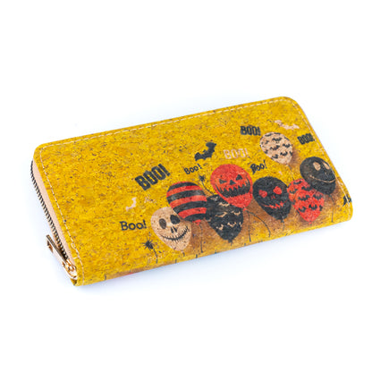 Halloween Cork Wallet – Spooky Printed Wallet | BAGD-625-10