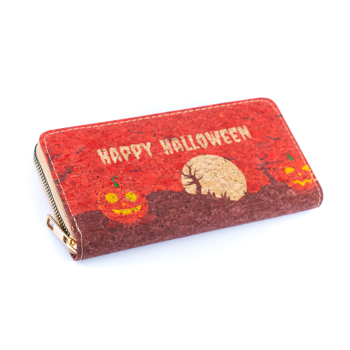 Halloween Cork Wallet – Spooky Printed Wallet | BAGD-625-10
