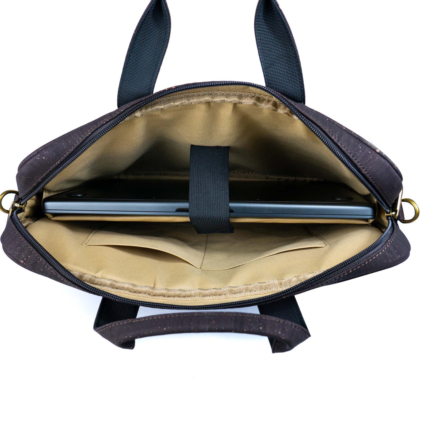 Cork Laptop Briefcase with Shoulder Strap BAG-2392