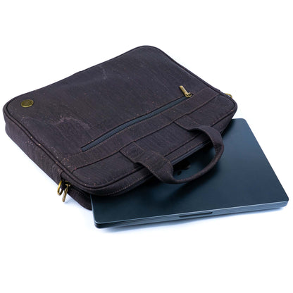 Cork Laptop Briefcase with Shoulder Strap BAG-2392