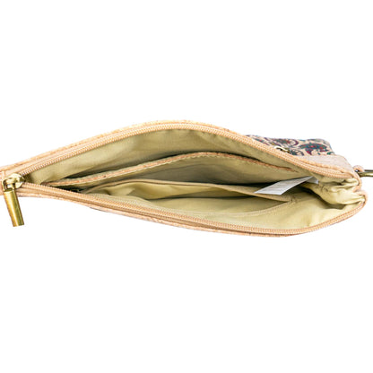 Printed Natural Cork Crossbody Bag & Clutch BAG-2396