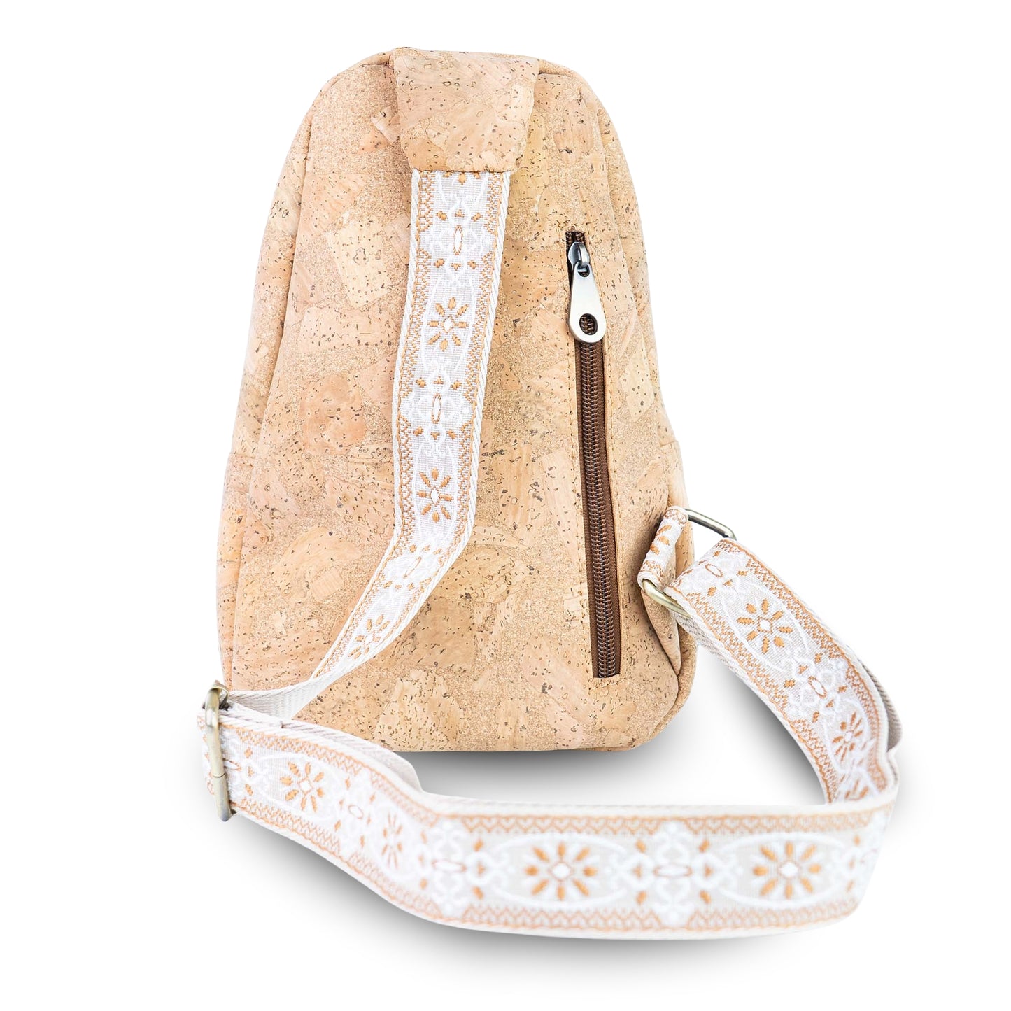 Natural Cork Sling Bag — BAGD-644