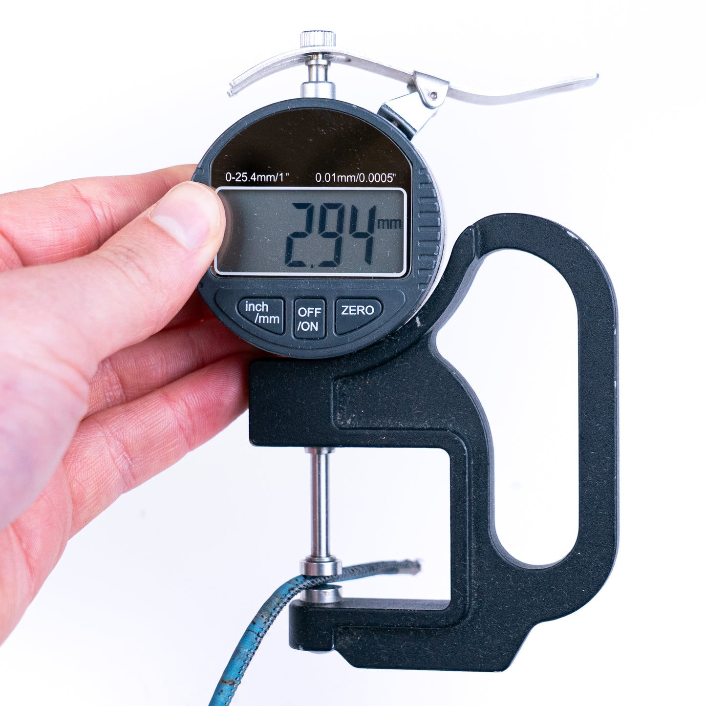 3MM round turquoise cork cord   COR-643(10 meters)