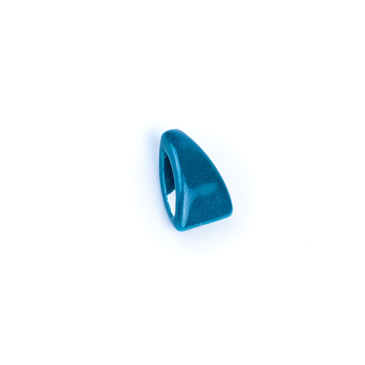 10 Pcs for 10mm flat leather, Flat Ceramic Slider Bead for 10mm Cork Cord   D-5-5-273