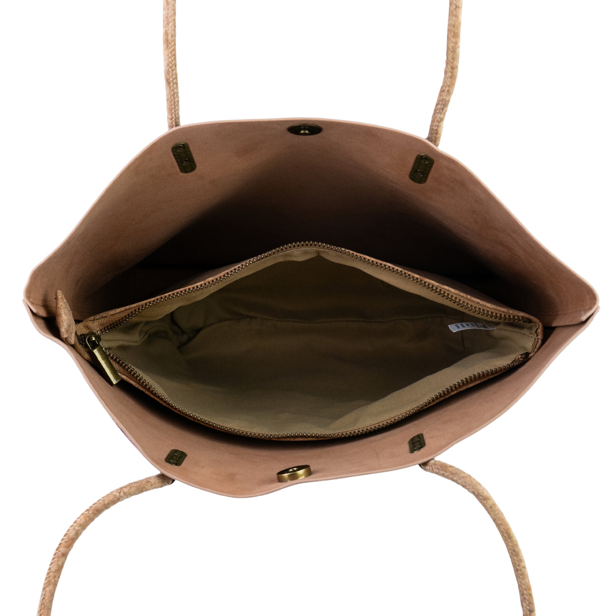 Cork Kaleidoscope Tote Bag with Zip Pouch — BAG-2412