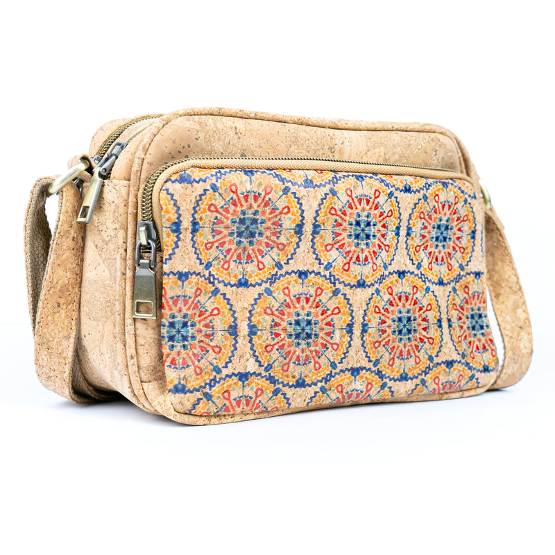 Cork Crossbody Bag – Mandala Pattern BAGD-607
