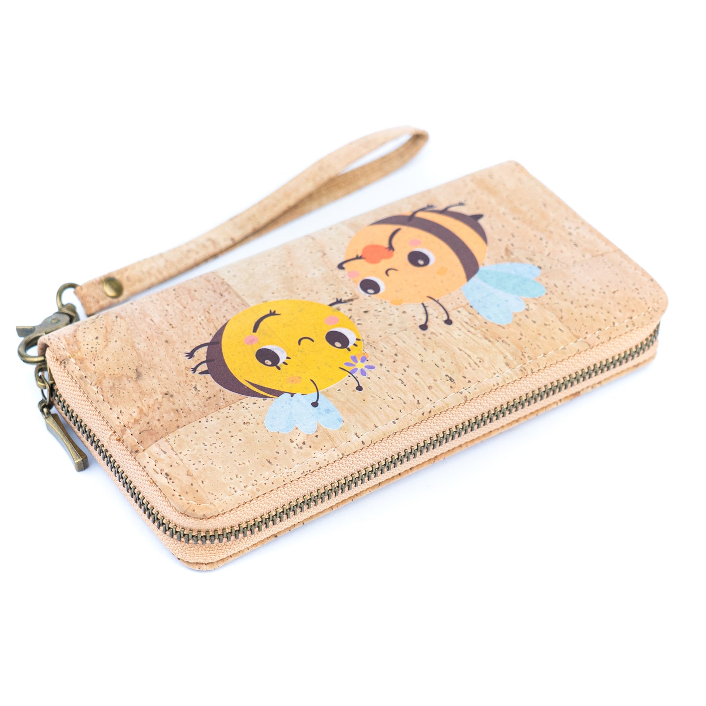 Eco-Friendly Cork Wallet – Animal Floral Design BAG-2020-ABCDE