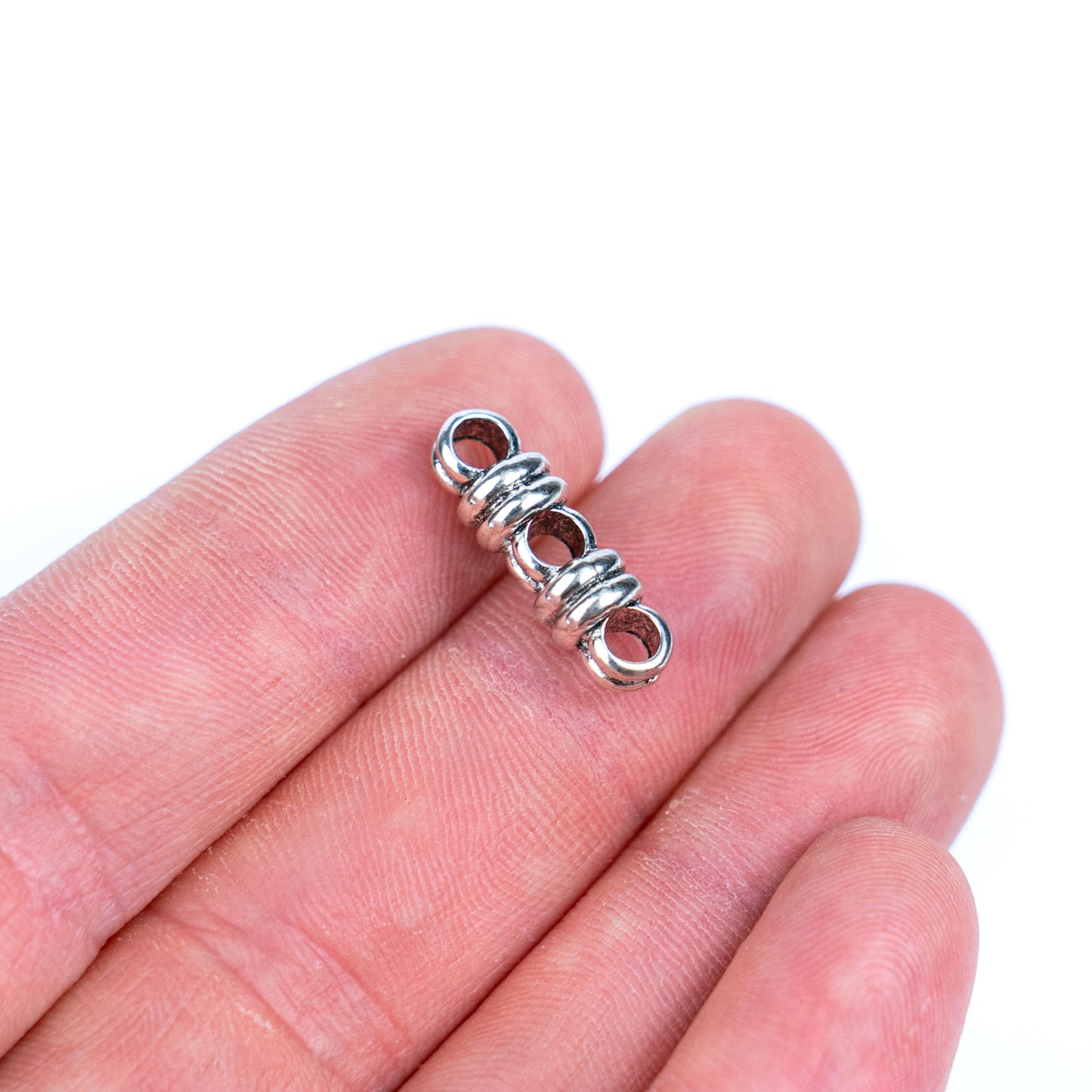 10 Pcs for 3mm round leather Antique Silver 3stand jewelry supplies jewelry finding D-5-3-15