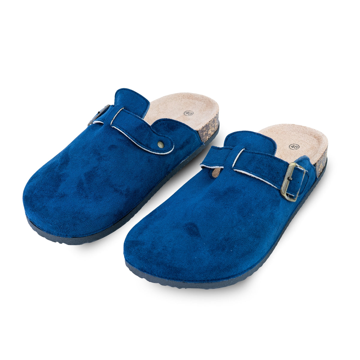 Men's Buckle Clogs with Cork Footbed – EU 40–45