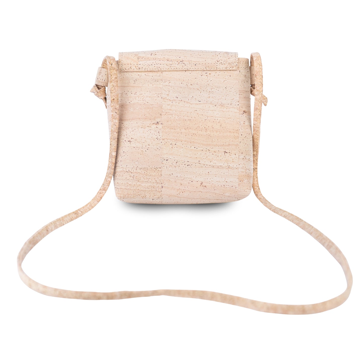 Cork Phone Crossbody Bag | Lightweight Mini Shoulder Bag — Natural Cork Inside & Out BAGP-364