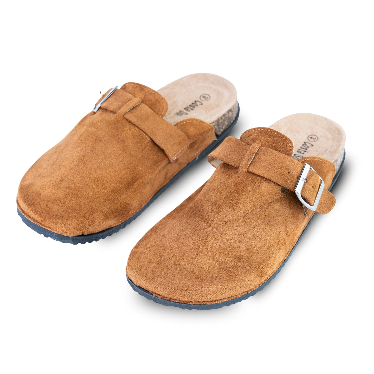 Men's Buckle Clogs with Cork Footbed – EU 40–45