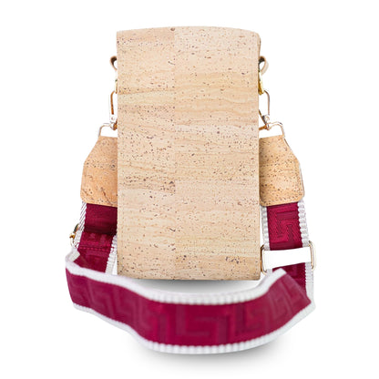 Natural Cork Phone Crossbody Bag with Adjustable Strap BAGP-390