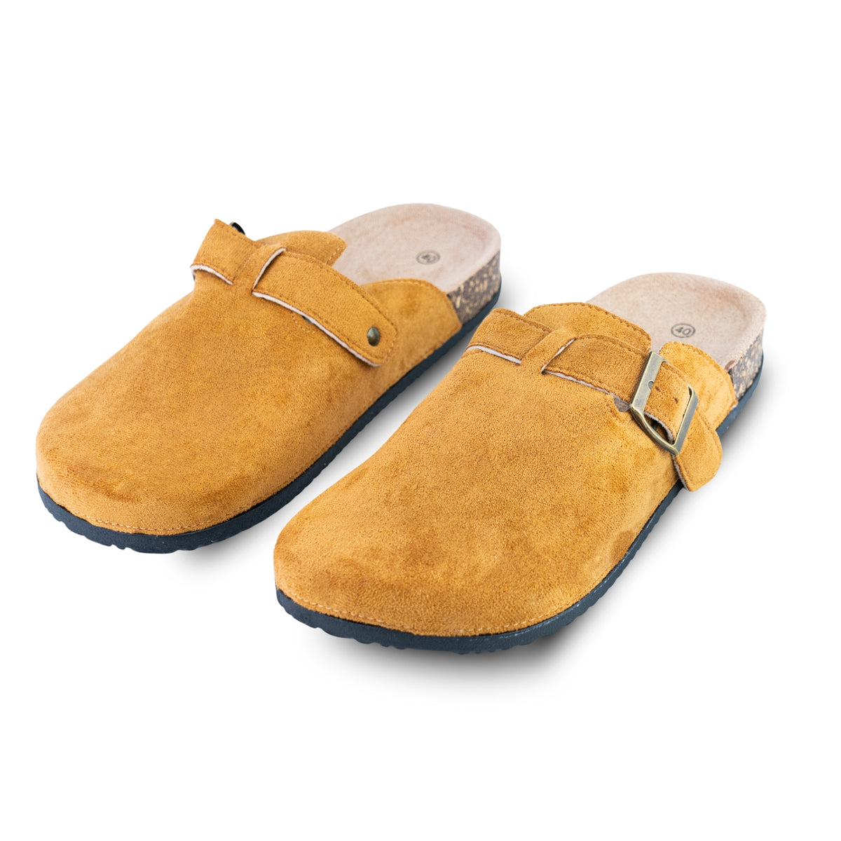 Women's Buckle Clogs with Cork Footbed – EU 36–41