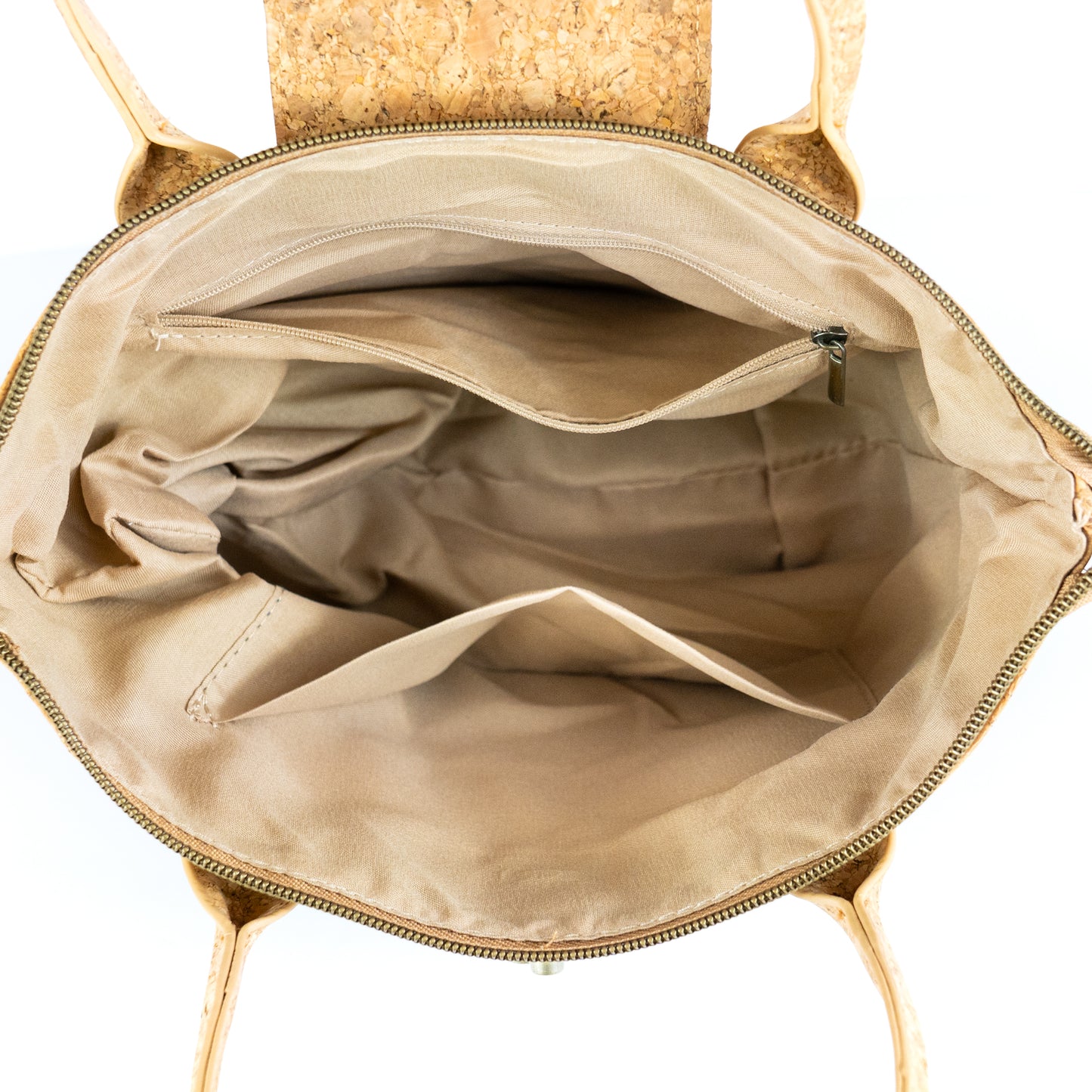 Cork Handbag –  Tile and Floral Pattern BAGD-611