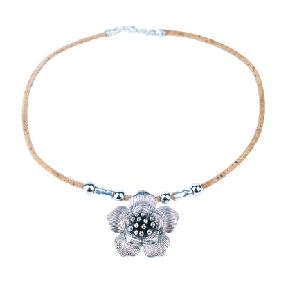 Portuguese Handmade Cork Necklace – Alloy Charm Collection N-160-MIX-5