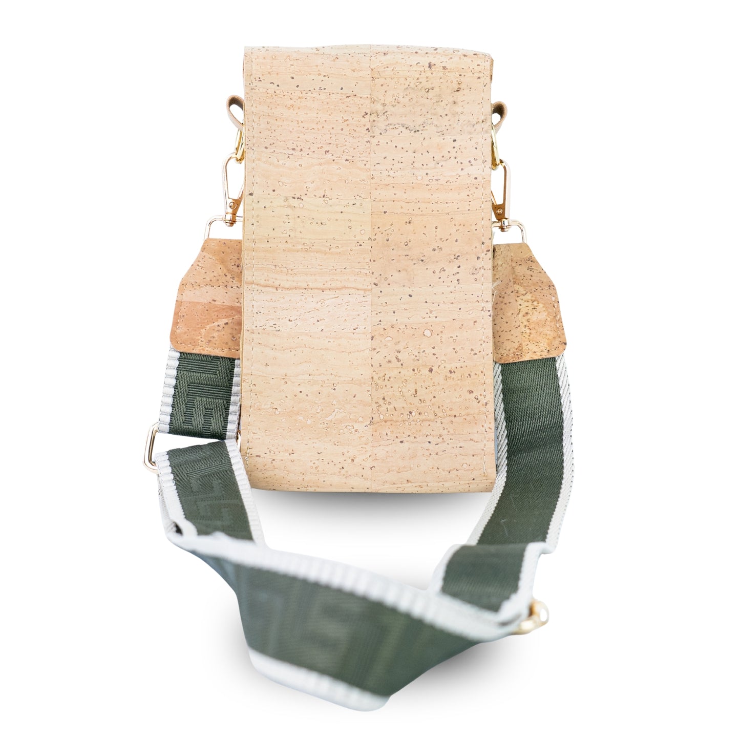 Natural Cork Phone Crossbody Bag with Wide Adjustable Strap BAGP-391