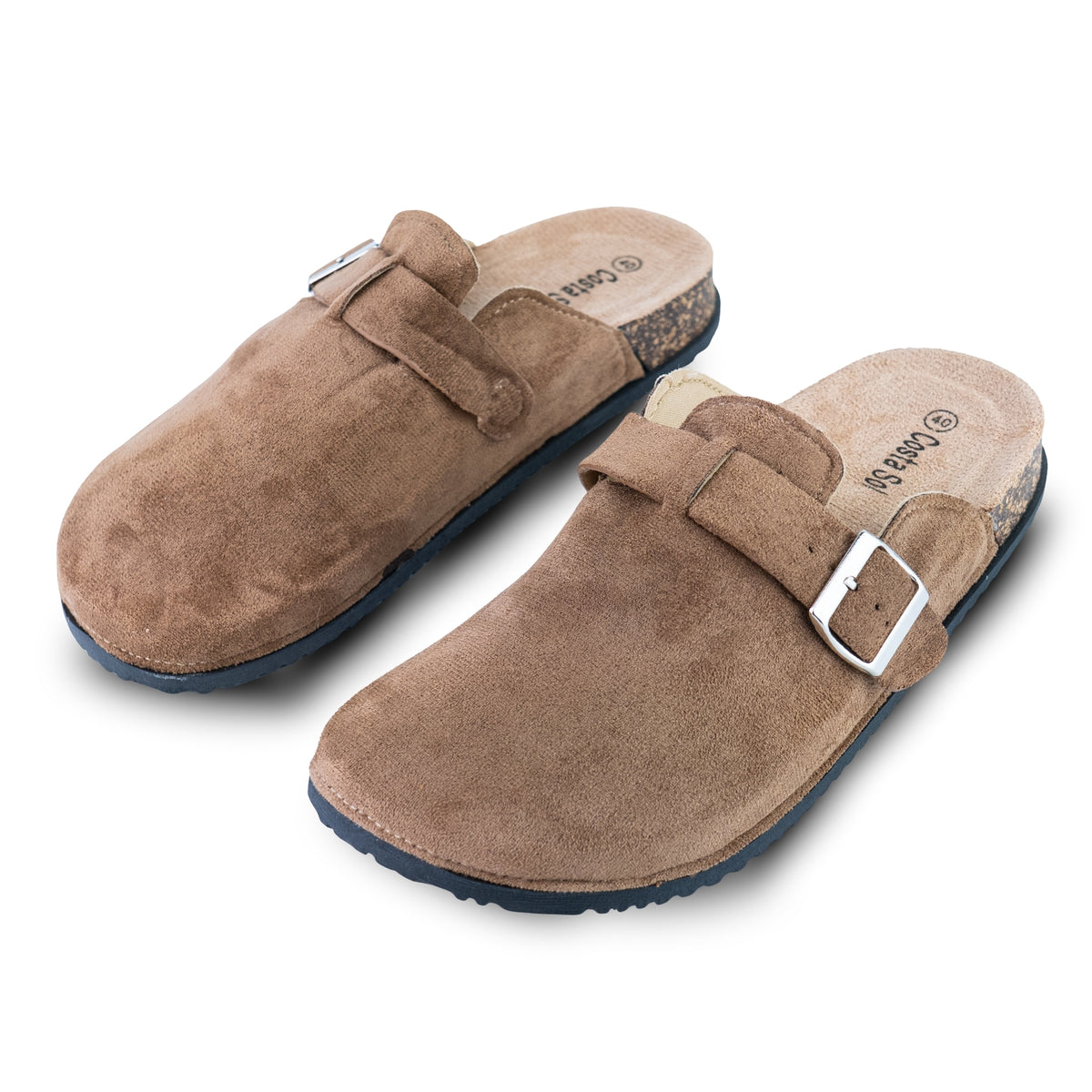 Women's Buckle Clogs with Cork Footbed – EU 36–41