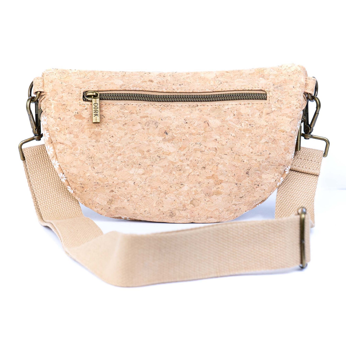 Cork Waist Bag with Double Zipper BAG-2379