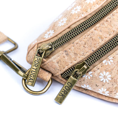 Cork Waist Bag with Double Zipper BAG-2379
