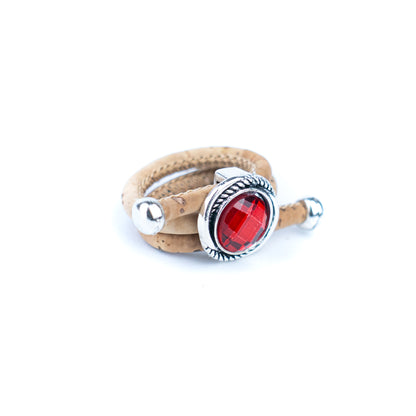 Portuguese Handmade Cork Rings – 5 Colors Set (10 pcs) RW-030-MIX-10