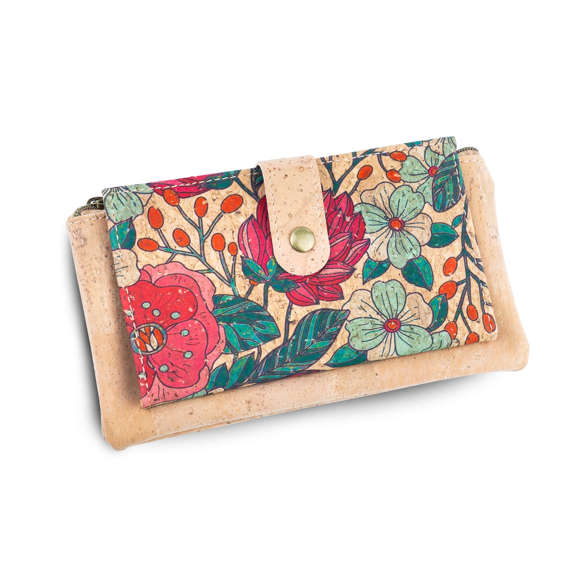 Cork Florina Foldover Wallet — BAG-2407