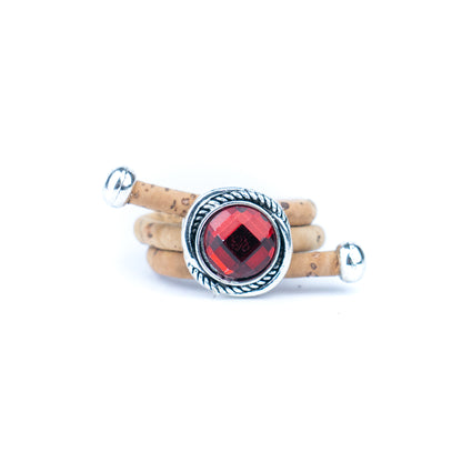 Portuguese Handmade Cork Rings – 5 Colors Set (10 pcs) RW-030-MIX-10