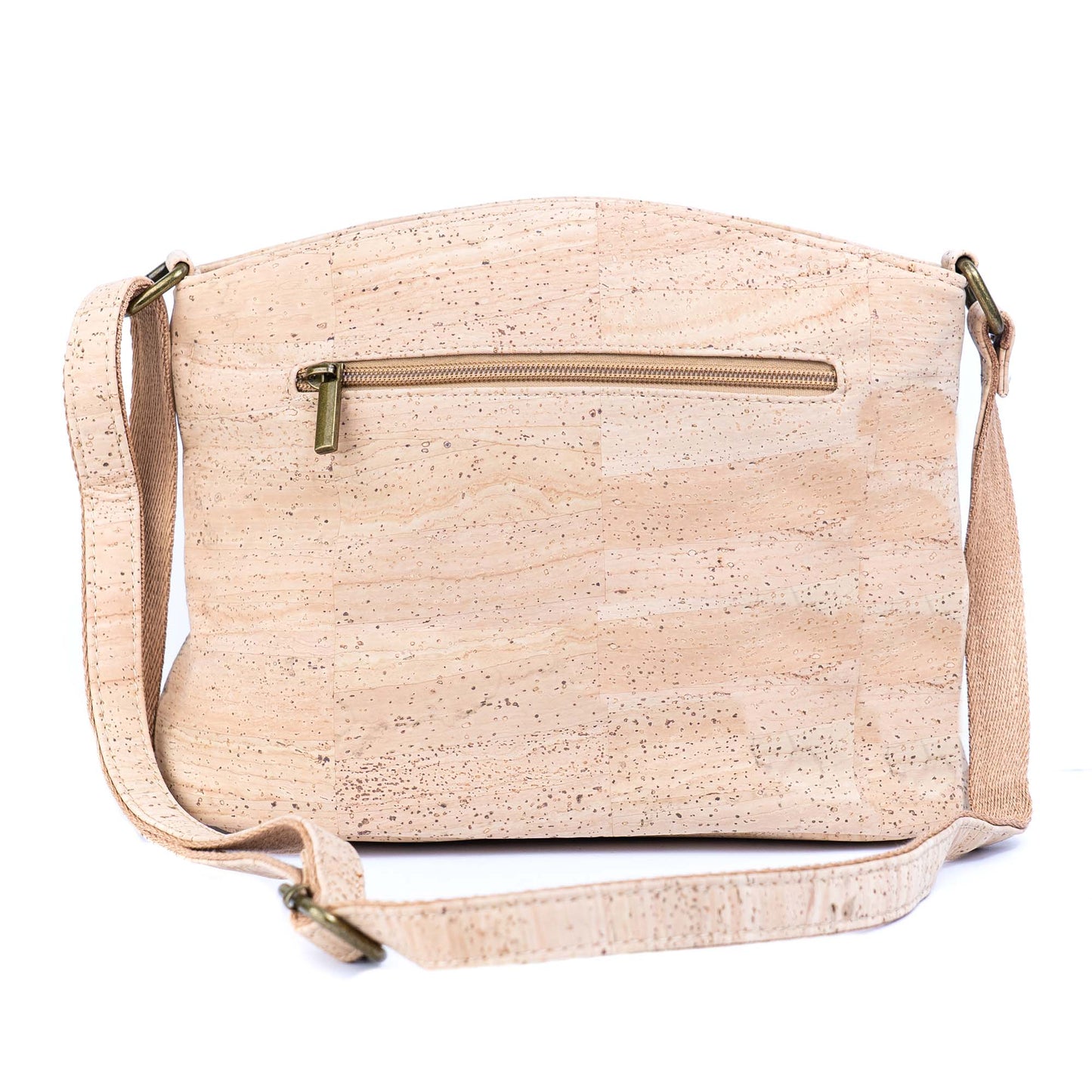 Multi-Pocket Cork Crossbody Bag with Adjustable Shoulder Strap BAG-2394