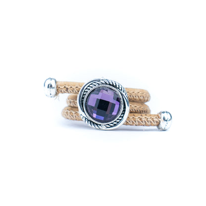 Portuguese Handmade Cork Rings – 5 Colors Set (10 pcs) RW-030-MIX-10