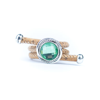 Portuguese Handmade Cork Rings – 5 Colors Set (10 pcs) RW-030-MIX-10